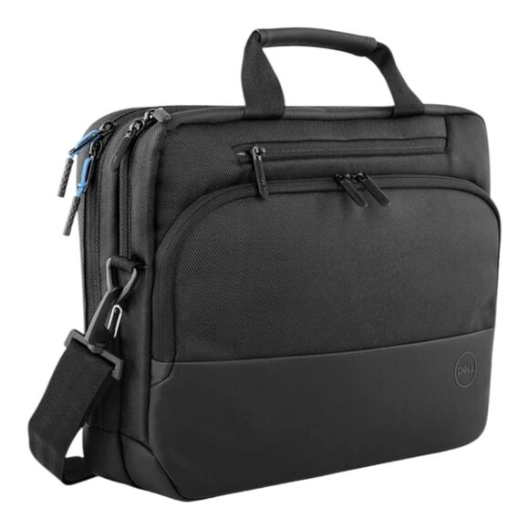 Dell Pro Briefcase Laptop Bag 14 Black Multipocket Lightweight Carrying Case - Picture 4 of 14